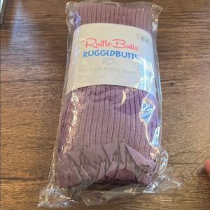 Ruffle Butts Footless Ruffle Tights - Purple